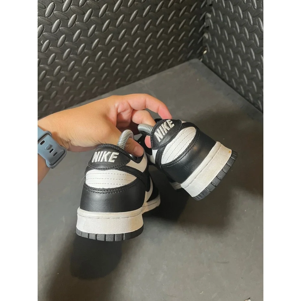 Nike Dunk Low GS Sneakers 6Y Black White Panda CW1590-100 Low Top Shoes